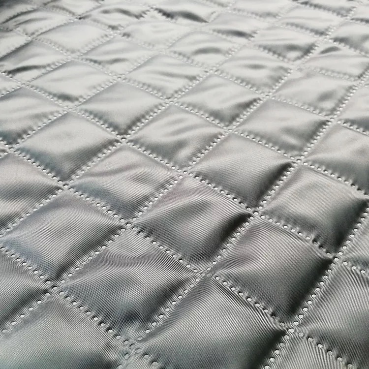 Fashion fabric padding garment quilted fabric for jacket down coat